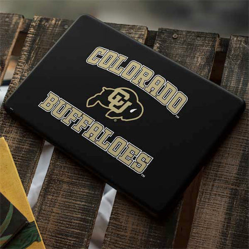 University of Colorado CU Logo on Gold Google Pixelbook Go Skin